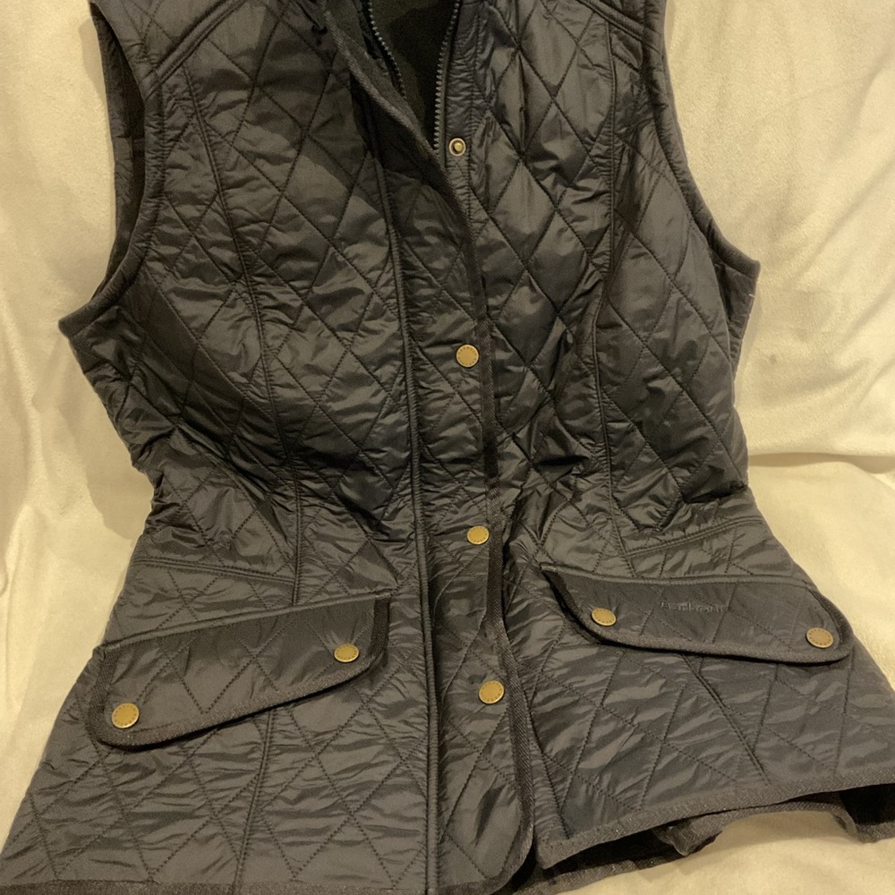 Barbour Quilted black Vest